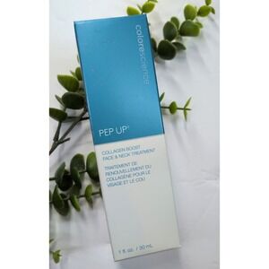 NEW IN BOX😍Colorescience Pep Up Collagen Boost Face & Neck Treatment 1 oz Legit